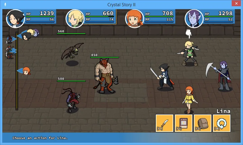 Crystal Story II gameplay screenshot 2